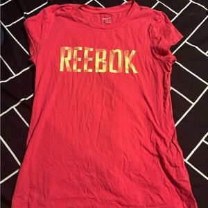 Reebok Vibrant Red Tee with Subtle Logo